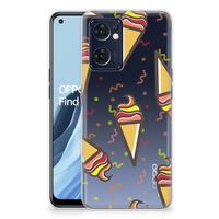 OPPO Reno 7 5G | Find X5 Lite Siliconen Case Icecream - thumbnail