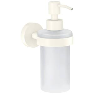 tesa MOON WHITE 40575-00000-00 Zeepdispenser 200 ml Wit (mat), Glas gesatineerd