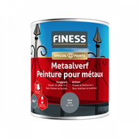 finess metaalverf hoogglans groen 0.25 ltr - thumbnail