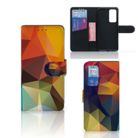 Huawei P40 Book Case Polygon Color