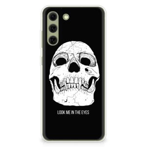 Silicone Back Case Samsung Galaxy S21FE Skull Eyes