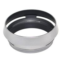 JJC LH-JX100 Fuji Adapterring met Zonnekap Zilver - thumbnail