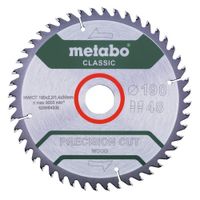 Metabo Accessoires Cirkelzaagblad | Precision Wood Classic | 190x30mm | Z48 WZ 15°/B - 628664000