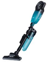 Makita CL001GZ21 | Steelstofzuiger | 40 V Max | Zwarte uitvoering met blauwe transparante capsule | met cycloon stofafscheider | Body | zonder accu&apos;s