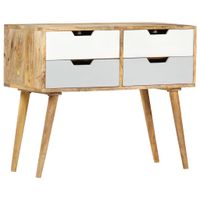 Dressoir 85x40x71 cm massief mangohout - thumbnail