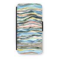 Watercolor Agate: iPhone 7 Flip Hoesje