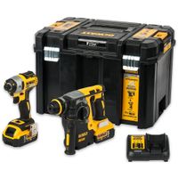 DeWalt DCK2532P2 Combiset - DCH273 Brushless SDS+ Combihamer + DCF887 slagschroevendraaier 18V XR Li-ion  - DCK2532P2