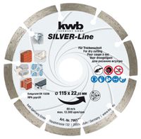 KWB Diamantdoorslijpschijf | Ø 125 x 22 mm - 796570 796570 - thumbnail