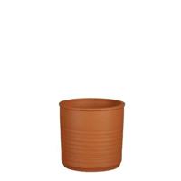 Mica Decorations Momo Bloempot - 19x19x18 cm - Terracotta - Terra