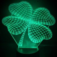 3D LED LAMP - KLAVERTJE VIER