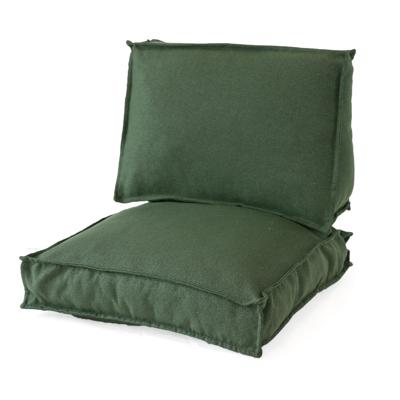 2L Home & Garden Rugkussen Metro Lounge Olijf - 60 x 40cm