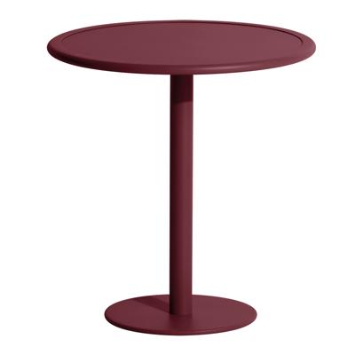 Petite Friture Week-end Bistro Tafel Rond - Burgundy