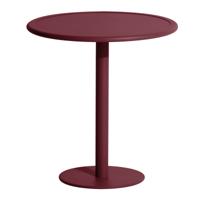Petite Friture Week-end Bistro Tafel Rond - Burgundy
