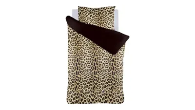 Premium Dekbedovertrek Leopard Zwart - 140 x 220 cm