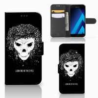 Telefoonhoesje met Naam Samsung Galaxy A5 2017 Skull Hair