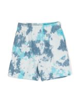 Molo short en coton biologique à imprimé tie-dye - Bleu