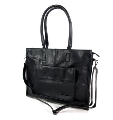 Handtas schoudertas schooltas FANTASIA zwart