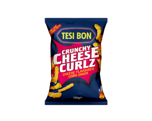 Tesi Bon - Crunchy Cheese Curlz 100 Gram 14 Stuks