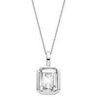 TI SENTO-Milano 6817ZI Ketting zilver-zirconia wit 44,5 cm