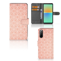 Sony Xperia 10 IV Telefoon Hoesje Pattern Orange - thumbnail