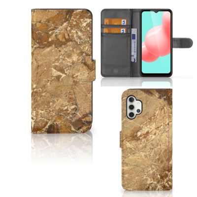 Samsung Galaxy A32 5G Bookcase Marmer Creme Samsung Galaxy A32 5G Bookcase Marmer Creme