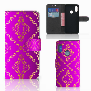 Wallet Case Xiaomi Mi A2 Lite Barok Roze