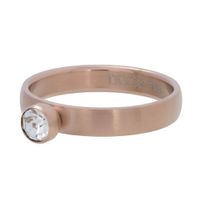 iXXXi Vulring Zirconia 1 Stone Crystal Matt Rosé - thumbnail