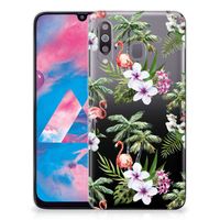 Samsung Galaxy M30 TPU Hoesje Flamingo Palms