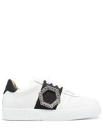 Philipp Plein baskets en cuir - Blanc - thumbnail