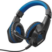 Trust GXT404B Rana Over Ear headset Gamen Kabel Stereo Zwart, Blauw Ruisonderdrukking (microfoon) Volumeregeling, Microfoon uitschakelbaar (mute) - thumbnail