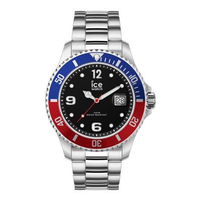 Ice-Watch Ice Steel Medium Blue Red Silver Horloge