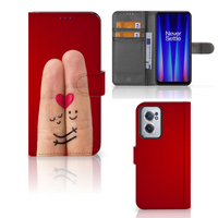 OnePlus Nord CE 2 Wallet Case met Pasjes Liefde - Origineel Romantisch Cadeau