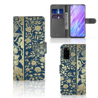 Samsung Galaxy S20 Hoesje Beige Flowers