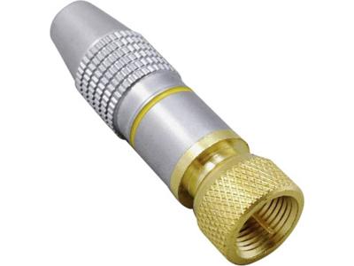 TRU COMPONENTS TC-2510525 F-stekker Aansluitingen: F-stekker Kabeldiameter: 7.20 mm 1 stuk(s)