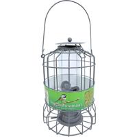 Voederautomaat voor kleine vogels grijs