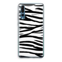 Zebra pattern: Huawei P20 Pro Transparant Hoesje - thumbnail