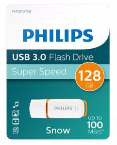 Philips FM12FD75B/00 USB flash drive 128 GB USB Type-A 3.2 Gen 1 (3.1 Gen 1) Oranje, Wit