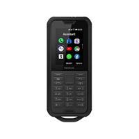 Nokia 800 robuuste 2,4-inch 4G-simvrije, waterdichte, stofdichte en valbestendige telefoon, een camera, een zaklamp, een Google Assistent-knop en app-ondersteuning - Zwart