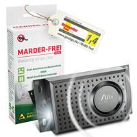 Gardigo Marten Free Dual | Mobiel marterafweermiddel voor auto, huis, zolder, garage | Aansluiting op autoaccu of accu mogelijk | Afweermiddel tegen Marten met knipperlicht