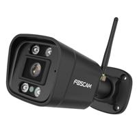 Foscam V8P 4K 8MP Dual-Band WLAN bewakingscamera met geïntegreerde koplamp en een alarmsirene (zwart)