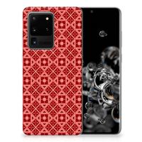 Samsung Galaxy S20 Ultra TPU bumper Batik Rood - thumbnail