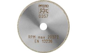 PFERD 68407503 D1A1R 75-2-10 D 357 GAD Diamanten doorslijpschijf Diameter 75 mm Boordiameter 10 mm Duroplast, Technisch keramiek 1 stuk(s)