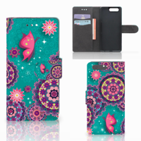 Huawei P10 Hoesje Cirkels en Vlinders