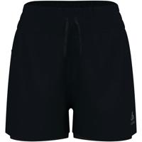 Odlo Zeroweight 3-in-2-in-1 shorts hardloopkleding hardloopshorts zwart - zwart XL