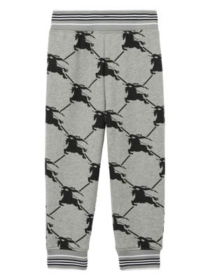 Burberry Kids Trainingsbroek met grafische print - Grijs